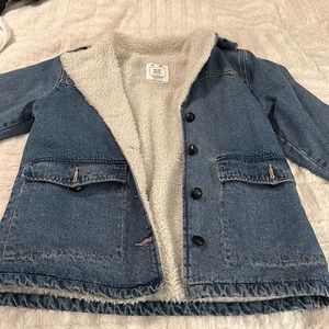 Wool jean jacket